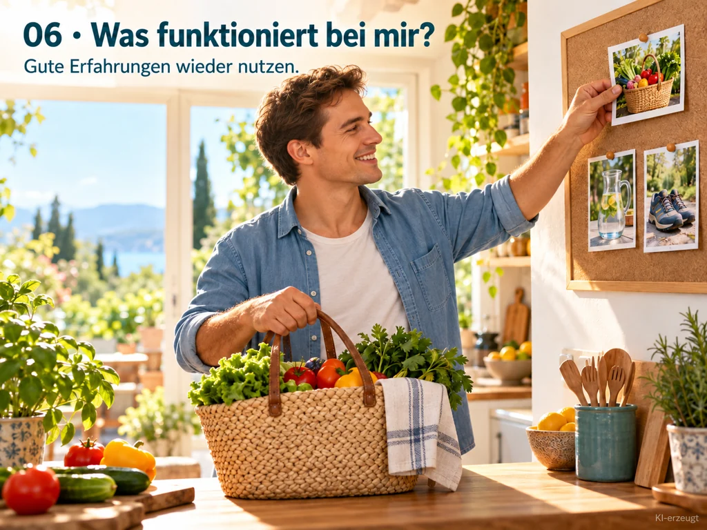 Junger Mann ohne Bart nutzt eine hilfreiche Erfahrung beim Einkauf erneut.